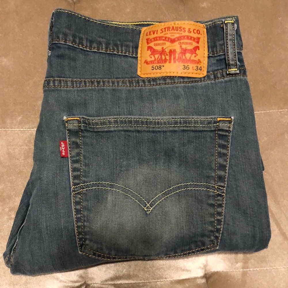 Mens 508 Levi Jeans 36x34